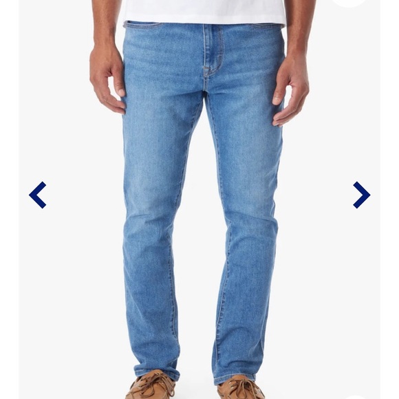 FAIR HARBOR Driftwood Stretch Denim Pant Beach Wash 30x32 NWT - Picture 2 of 5